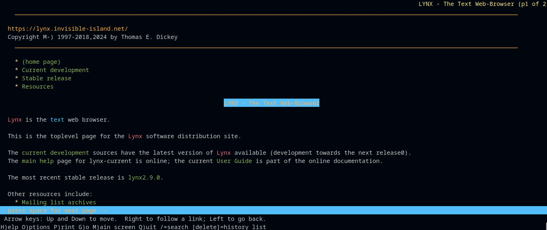 lynx is a great text browser for the terminal