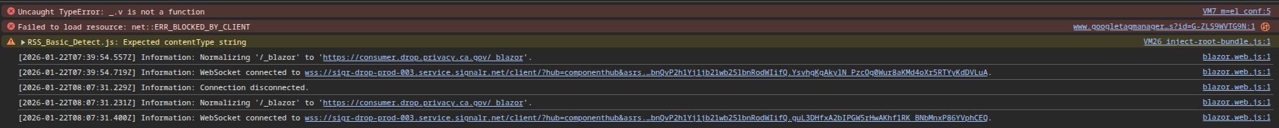 developer tool screenshot